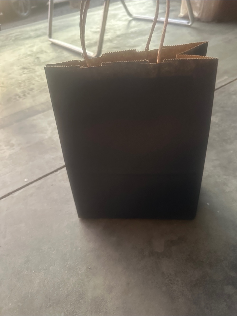 Navy Blue Kraft Paper Gift Bags with Natural Handle - 80 qty. - Picture 4 of 8